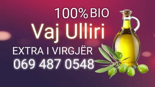 Vaj ulliri Extra i virgjer, Produkte bio